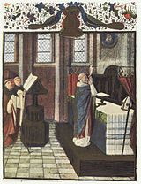 Una Misa Medieval celebrada por el Obispo.